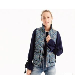 Jcrew Excursion Vest in Liberty Catesby Floral